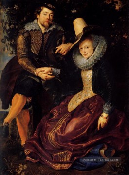 Autoportrait avec Isabella Brant Baroque Peter Paul Rubens Peinture à l'huile